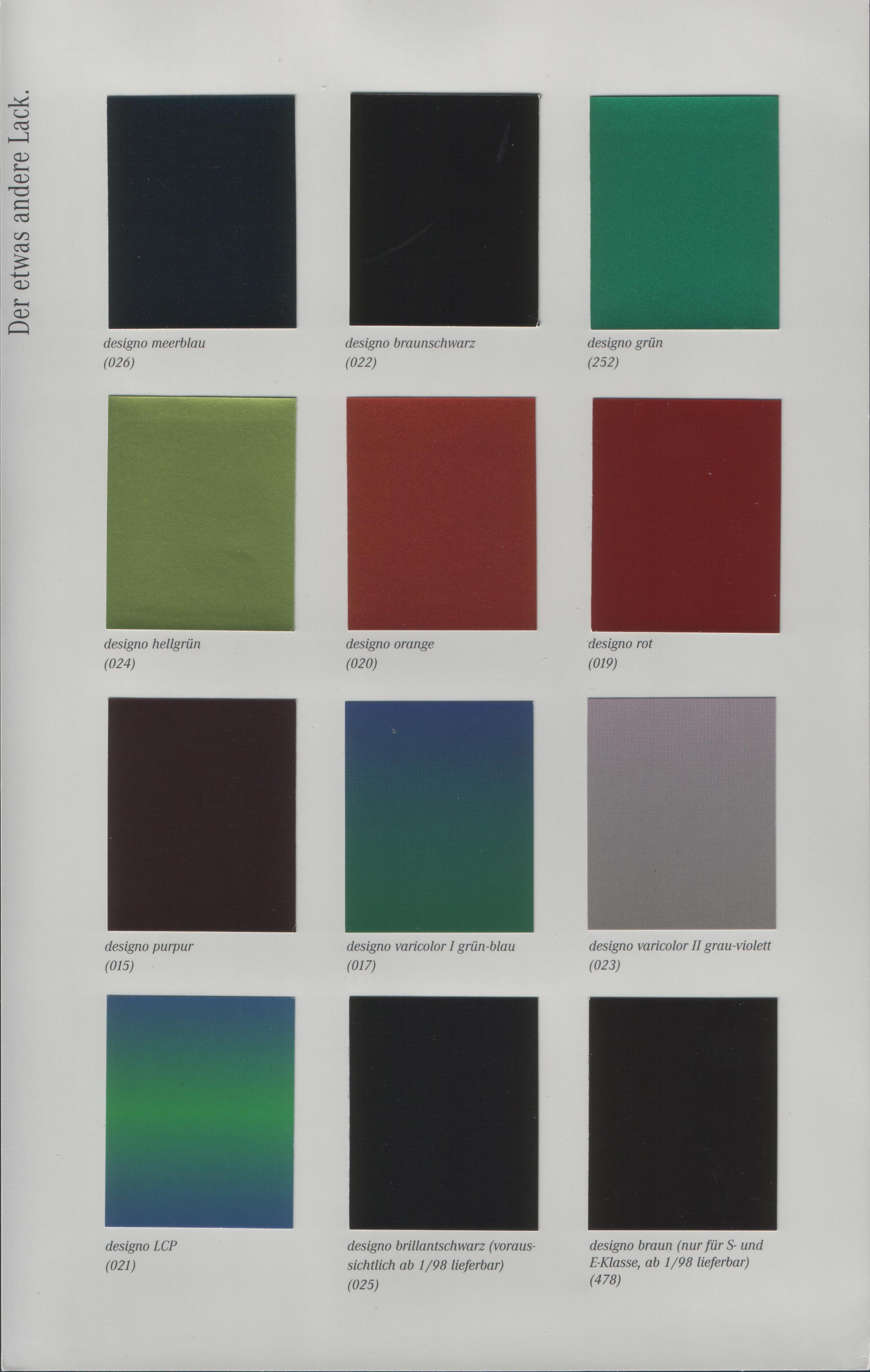Mercedes benz designo paint colors #4