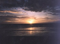 Sunset at Kuta Beach,
Bali