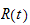 $R\left( t\right) $