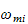 $\omega _{mi}$