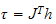 $\tau =J^{T}h\,$