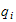 $q_{i}$