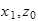 $x_{1},z_{0}$
